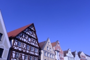 Faces of market square buildings