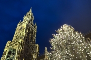 Munich City Hall At Night 1
