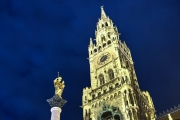 Munich City Hall At Night 3