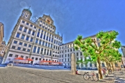 Augsburg City Hall (Grunge)