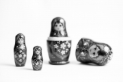 Matryoshka 1 (Black & White)