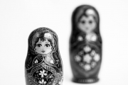 Matryoshka 2 (Black & White)