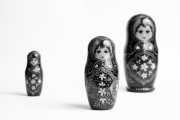 Matryoshka 4 (Black & White)