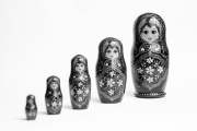 Matryoshka 6 (Black & White)