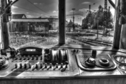 Driver's Cab (B&W Artistic)