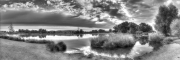 Lake at Sunrise 2 (B&W Artistic)