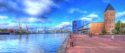Rouen Harbor 1 (Painterly 2)
