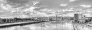 Rouen Harbor 2 (Black & White Artistic)