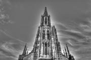 Ulm Minster 3 (Monochrome 2)
