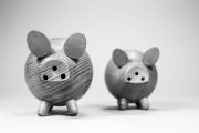 Wooden Pigs 4